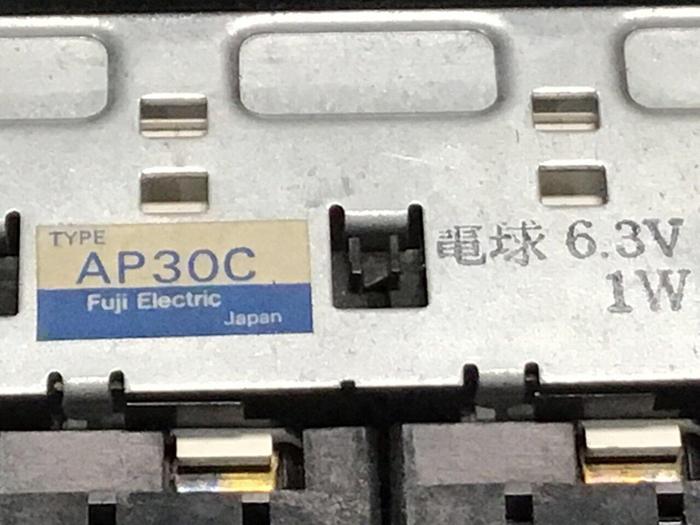 Used FUJI CONTROLS Light Display Terminal AP30C #125489