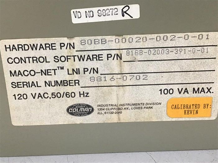 Used BARBER COLMAN Insta-Set Module 80BB-00020-002-0-01 #3428