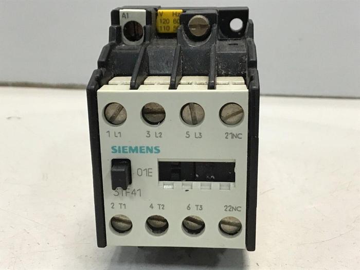 Used SIEMENS Contactor 3TF4101-0A #124003