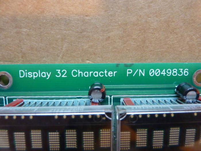 Used CONTROL ENGINEERING Display Board 0049836 Used