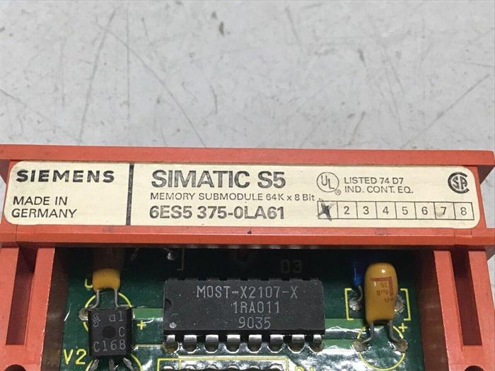 Used SIEMENS Memory Submodule 6ES5 375-0LA61 #113167