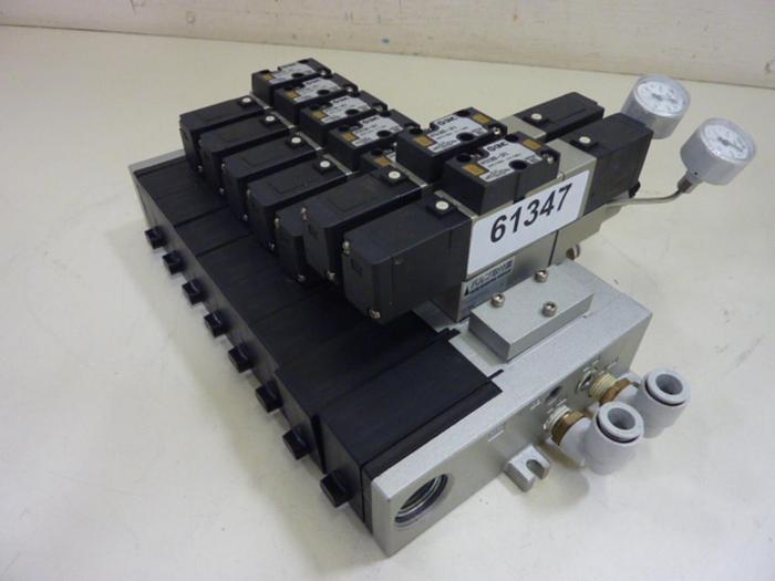 Used SMC Control Block w/ Valves ARBF2000-00-P-1 #61347