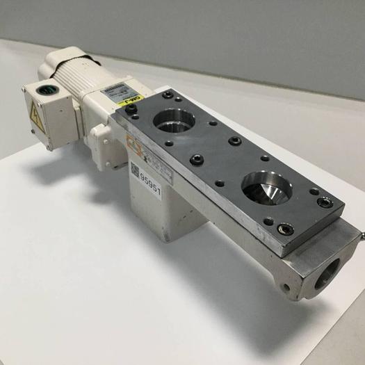 Used MITSUBISHI Gearmotor w/ Feed Throat Slide GM-JW USED