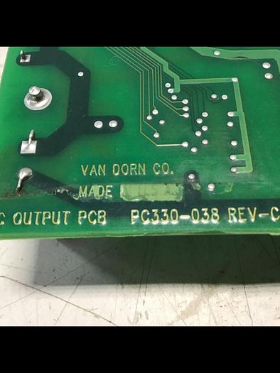 Used VAN DORN Pathfinder DC Output Board PC330-038 330038 USED