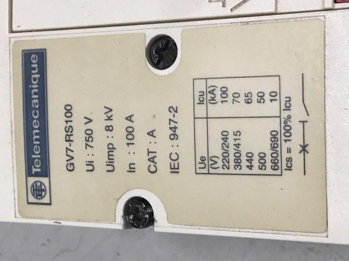 Used TELEMECANIQUE Starter GV7-RS100 #128828