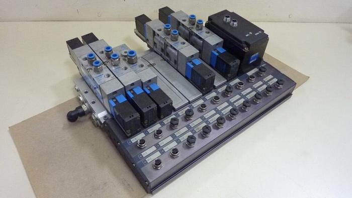Used FESTO Control Block / Valve Terminal IFB8-02 #52717