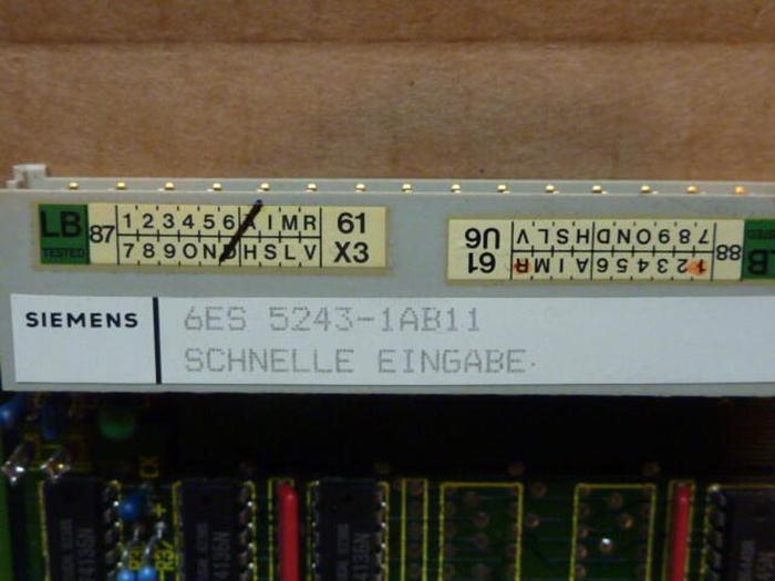 Used SIEMENS Analog Module 6ES5243-1AB11 #29886