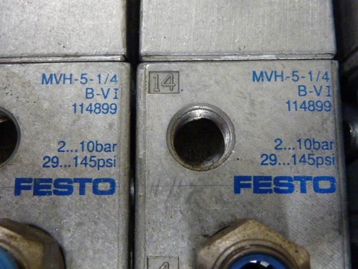 Used FESTO Control Block / Valve Terminal IFB8-02 #52844