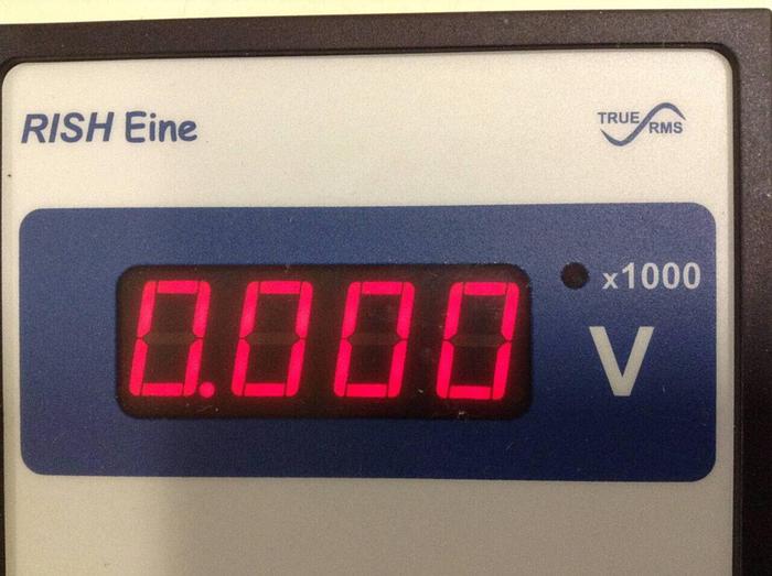 Used RISHABH Digital Panel Meter RISH EINE V #86281