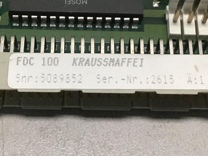 Used KRAUSS MAFFEI Circuit Board FDC100 Used