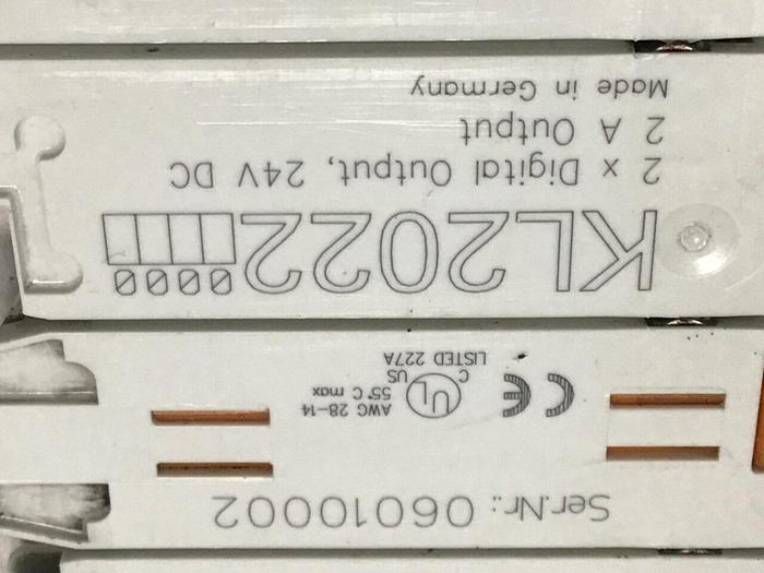 Used BECKHOFF Digital Output Module KL2022 #125211