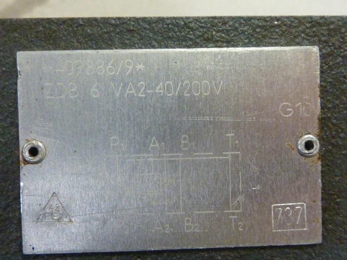 Used REXROTH Valve ZDB6VA240200V #63911