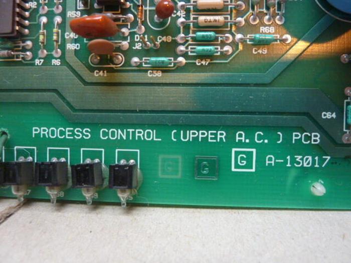 Used BARBER COLMAN Process Ctl (Upper AC) PC Board A-13017 #93649