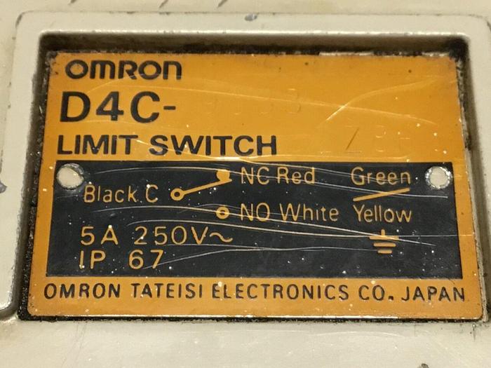 Used OMRON Limit Switch D4C #122259