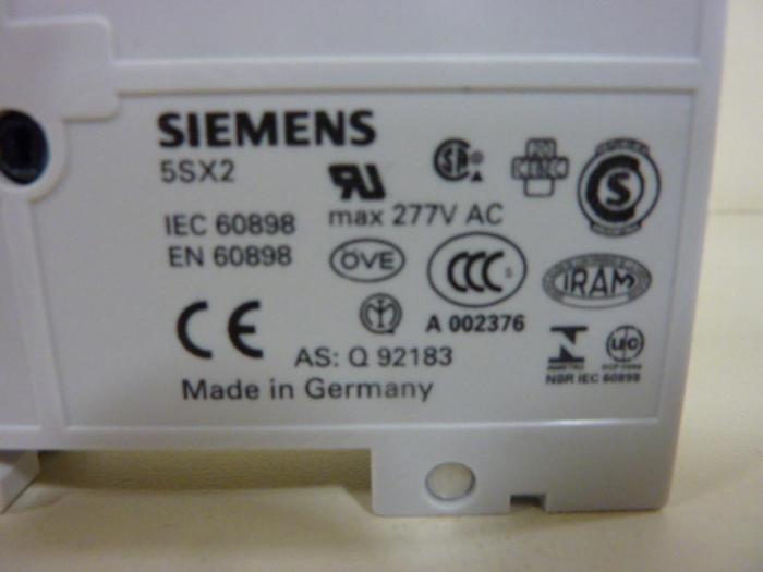Used SIEMENS 4 Amp Circuit Breaker 5SX21C4 #46949