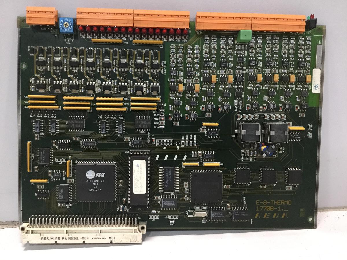 Used KEBA / Engel Circuit Board E-8-THERMO 1770B-1 Used