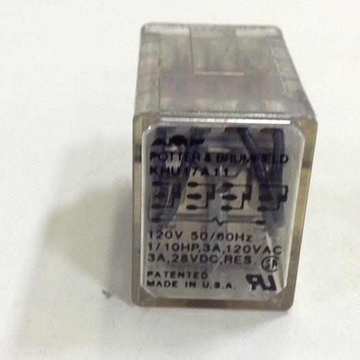 Used POTTER & BRUMFIELD Relay KHU17A11 #76402