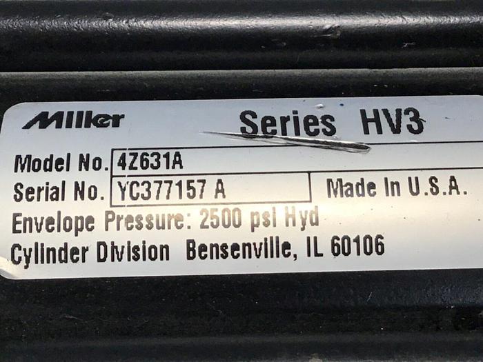 Used MILLER FLUID POWER Cylinder 42631 A #119473