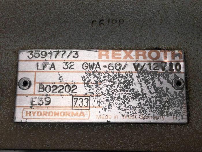 Used REXROTH Valve LFA32GWA60V12710 #99032