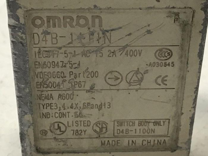 Used OMRON Limit Switch D4B-1111N #122010