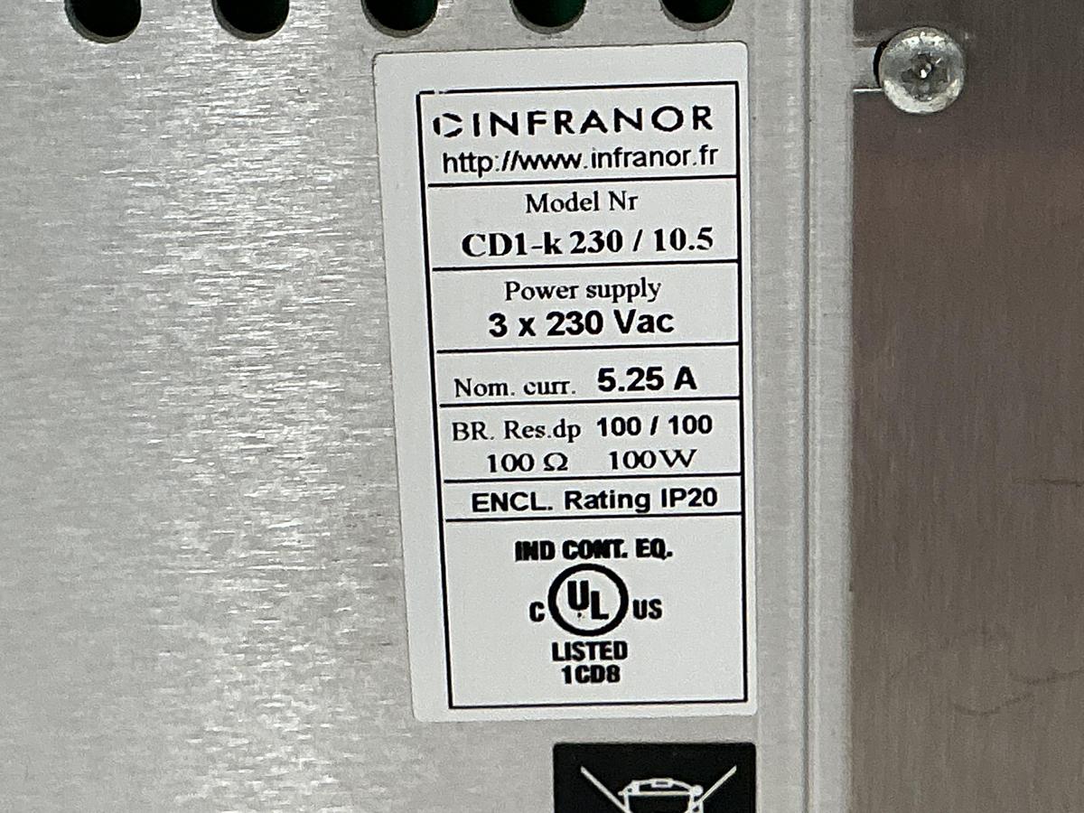 Used INFRANOR CD1-k 230/10.5