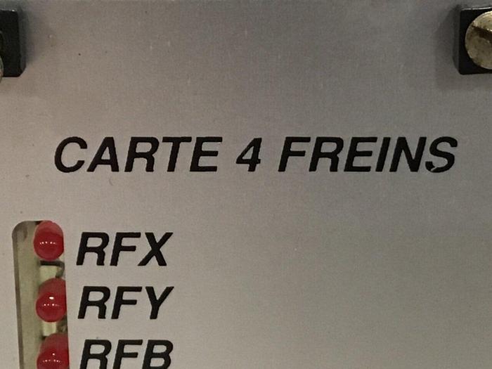 Used SEPRO Brake Card 333004 CARTE 4 FREINS #136881