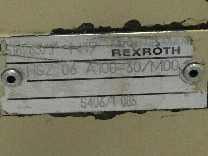 Used REXROTH Valve HSZ06A10030/M00 #102402