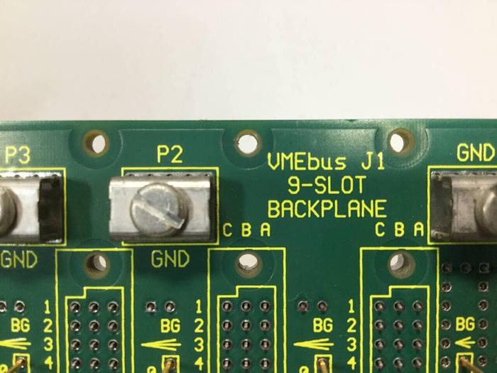 Used BUS TRONIC 9 Slot Backplane 101VMEJ109 #98424