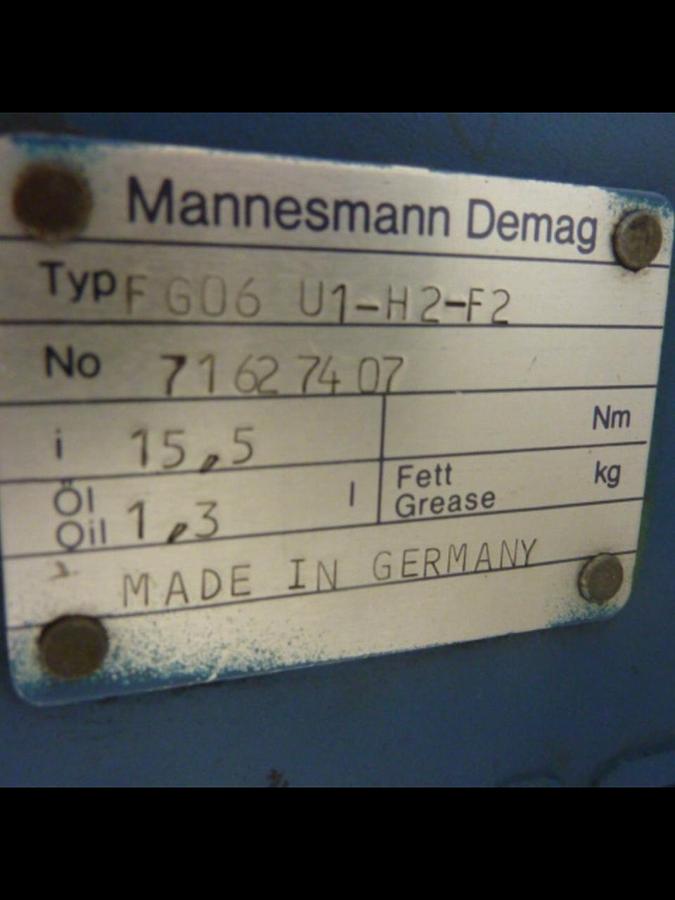 Used MANNESMANN DEMAG Microspeed Unit FG06 U1-H2-F2 Used