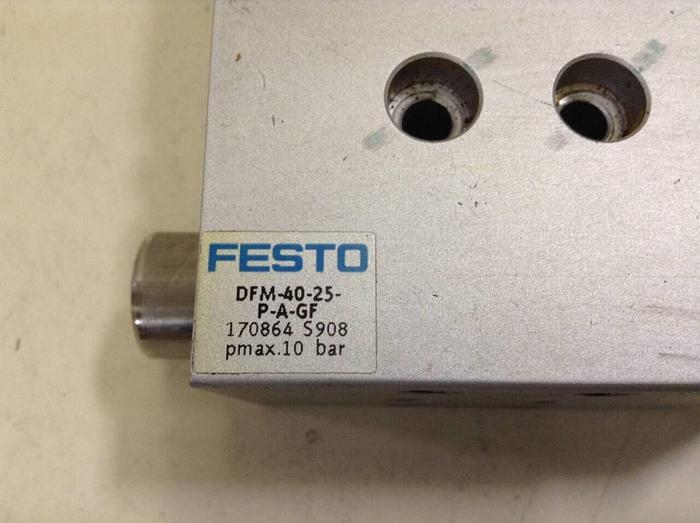 Used FESTO Pneumatic Cylinder DFM-40-25-P-A-GF #70382