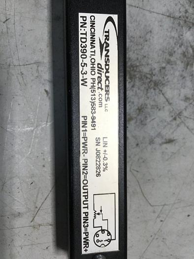 Used TRANSDUCERS DIRECT Linear Transducer TD390-5-3-W #141036