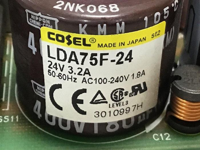 Used COSEL Power Supply LDA75F-24 #133426
