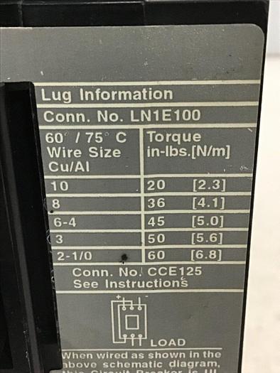 Used SIEMENS 50 Amp Circuit Breaker ED63B050 Used