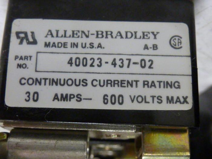 Used ALLEN BRADLEY 30 Amp Disconnect Switch 1494V-DS30 SER A #57364