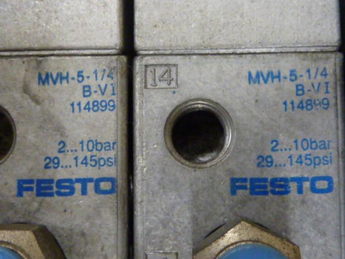 Used FESTO Control Block / Valve Terminal IFB8-02 #52833