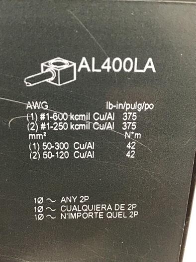 Used SQUARE D 350 AMP Circuit Breaker LAL36350 #144809