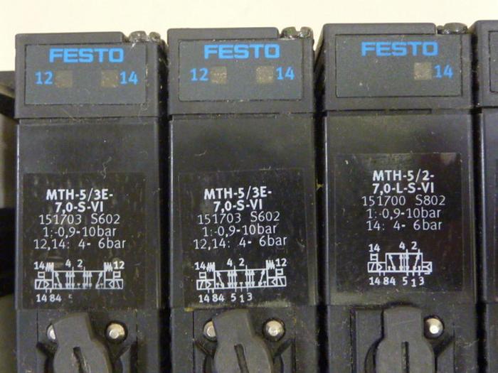 Used FESTO Control Block / Valve Terminal IFB13-03 Used