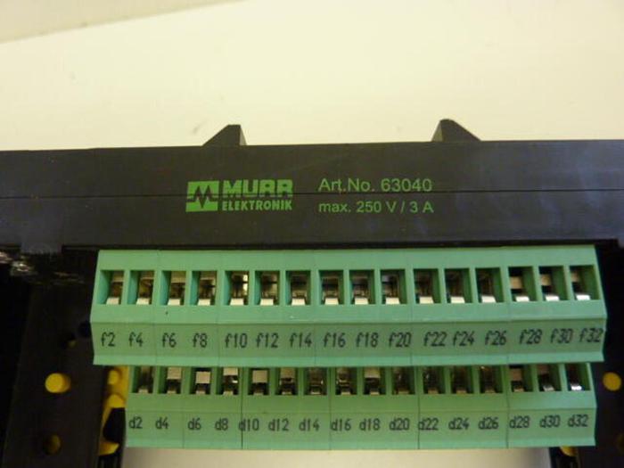 Used MURR ELEKTRONIK Terminal Block / Card Stand 63040 USED