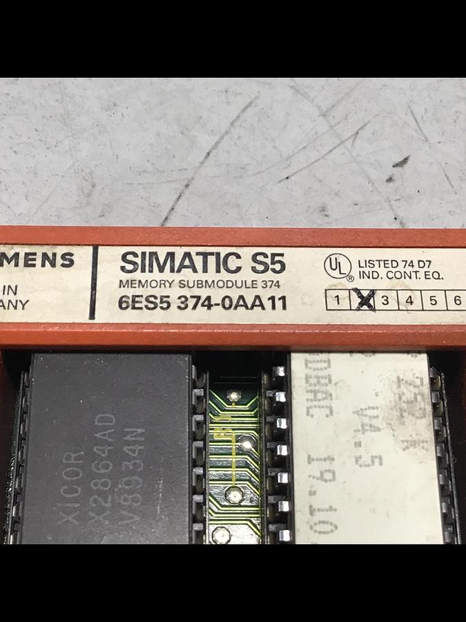 Used SIEMENS Memory Submodule 6ES5 374-0AA11 Used