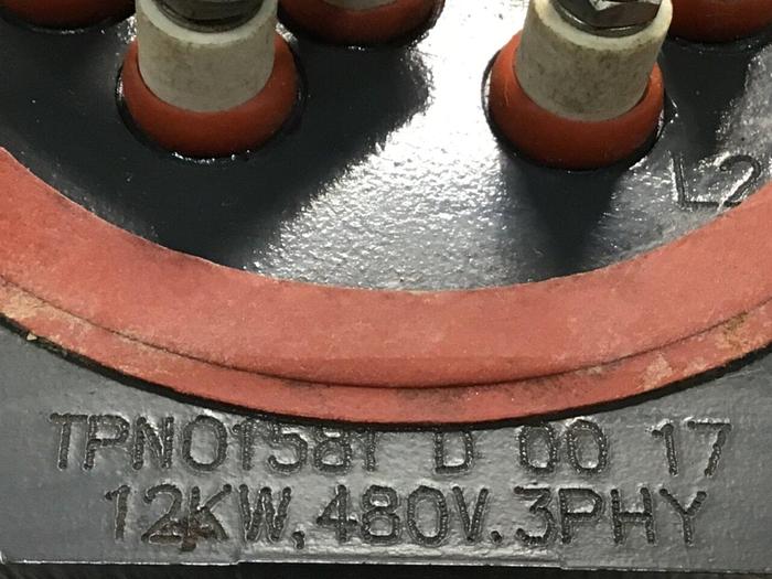 Used WATLOW 12 kW Heating Element 722-00137-04 #119198