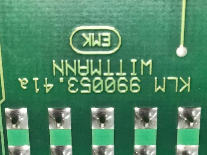 Used WITTMANN Circuit Board KLM 990053.41A #117759