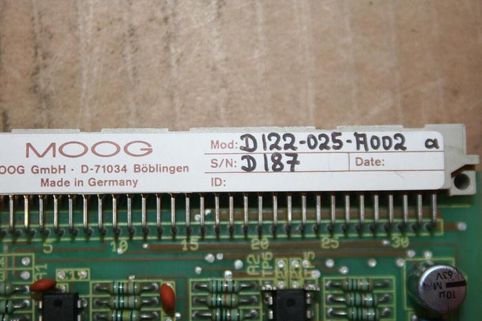 Used MOOG Circuit Board D122-025-A002A Used