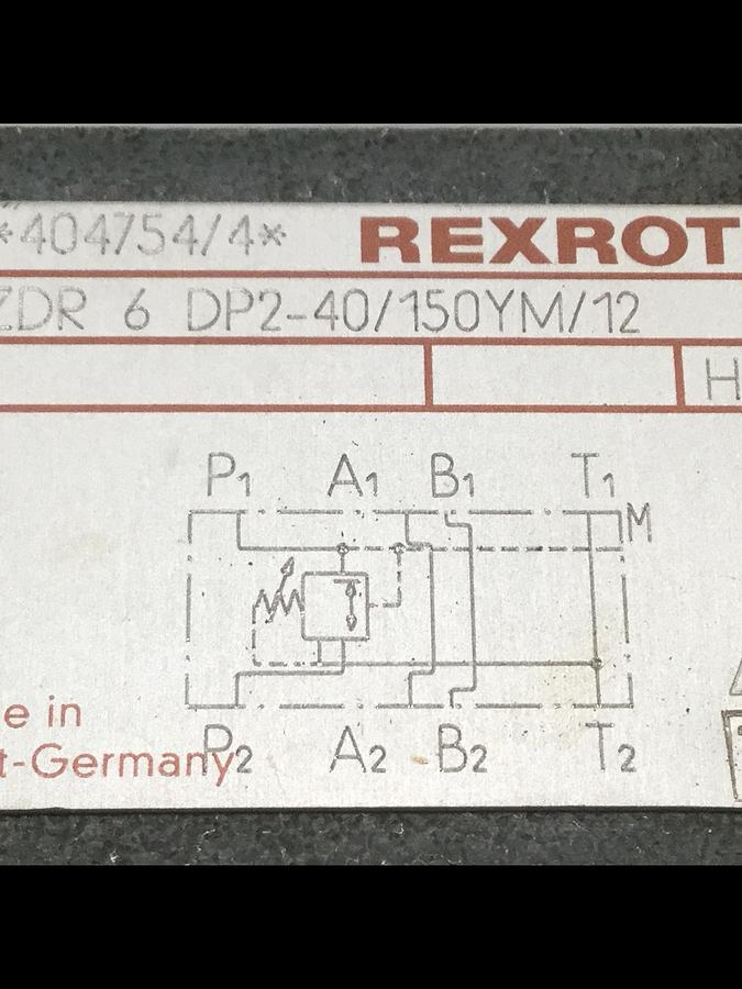 Used REXROTH Valve ZDR6DP240150YM12 Used