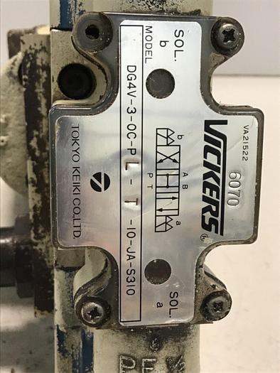 Used VICKERS Tokimec Directional Control Valve DG4V37CMP7H750 #138044
