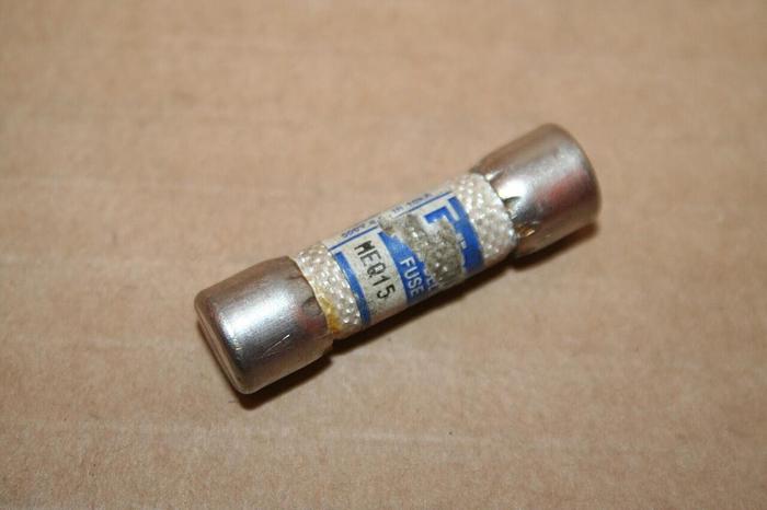 Used EDISON FUSE 15 Amp Fuse MEQ-15 Used