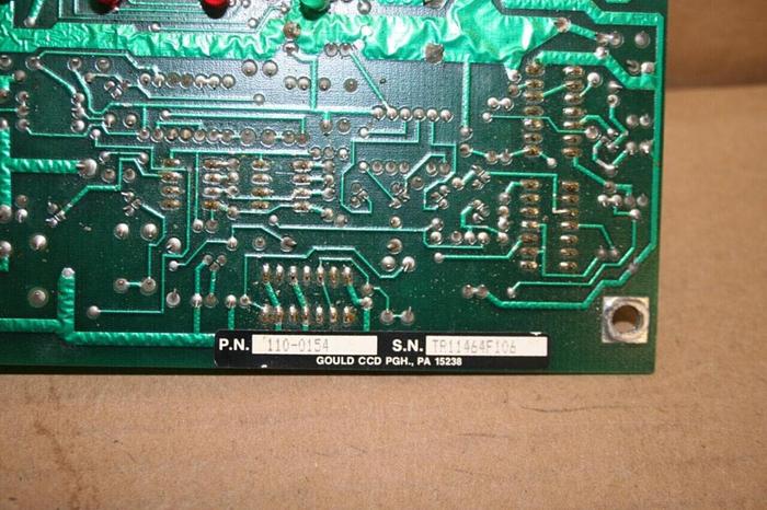 Used GOULD Circuit Board 110-0154 Used