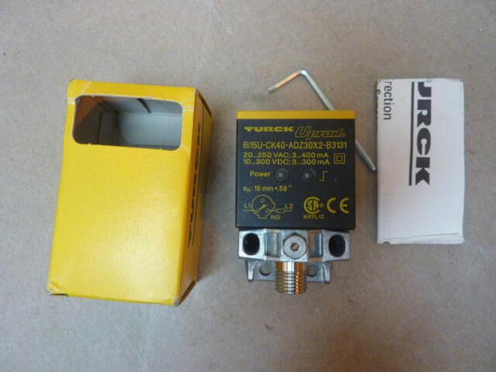 TURCK ELEKTRONIK Proximity Switch BI15U-CK40-ADZ30X2-B3131 #31774
