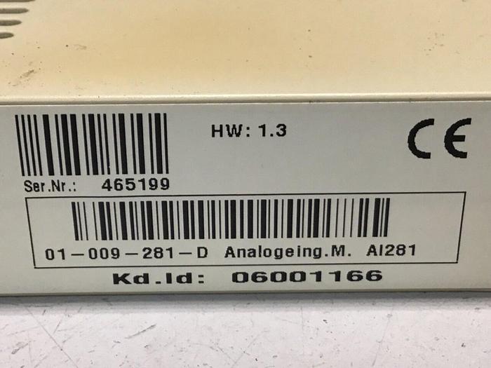 Used DEMAG Input Module AI281 01-009-281-D USED