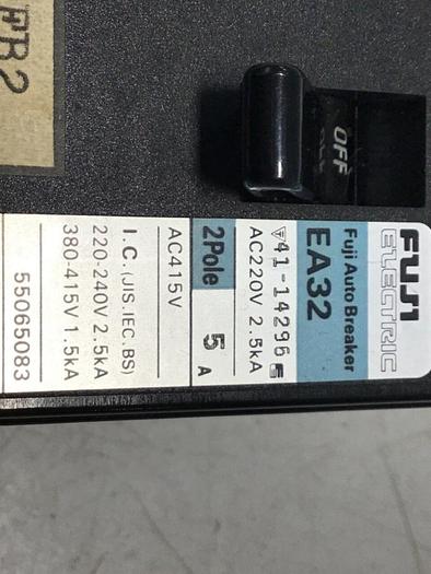 Used FUJI ELECTRIC 5 Amp Circuit Breaker EA32-5 #119688