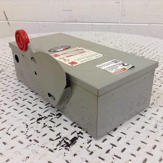 Used CUTLER HAMMER 30 Amp Safety Switch DH361FGK #84519